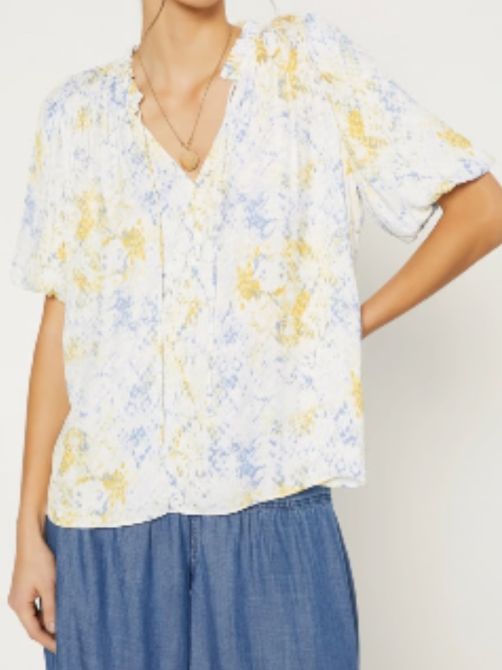 Current Air Printed Top Size L